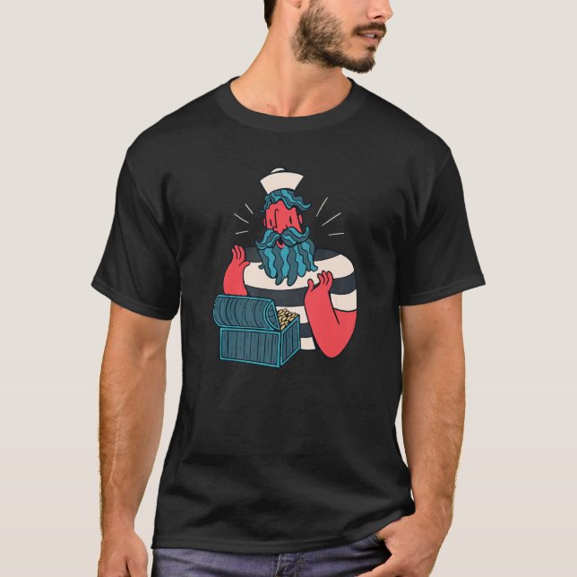 Sailor's Treasure Chest Äventyr 1 T Shirt (Framsida)