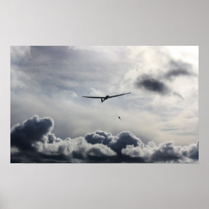Sailplane barkassaffisch poster