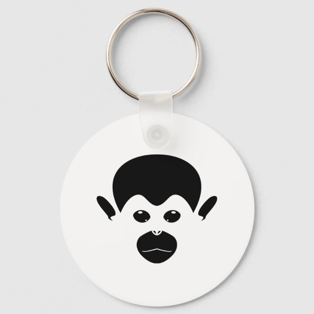 Saimiri Monkey Nyckelring (Framsida)