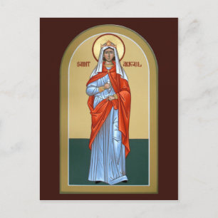 Saint Abigail Prayer-kort Vykort