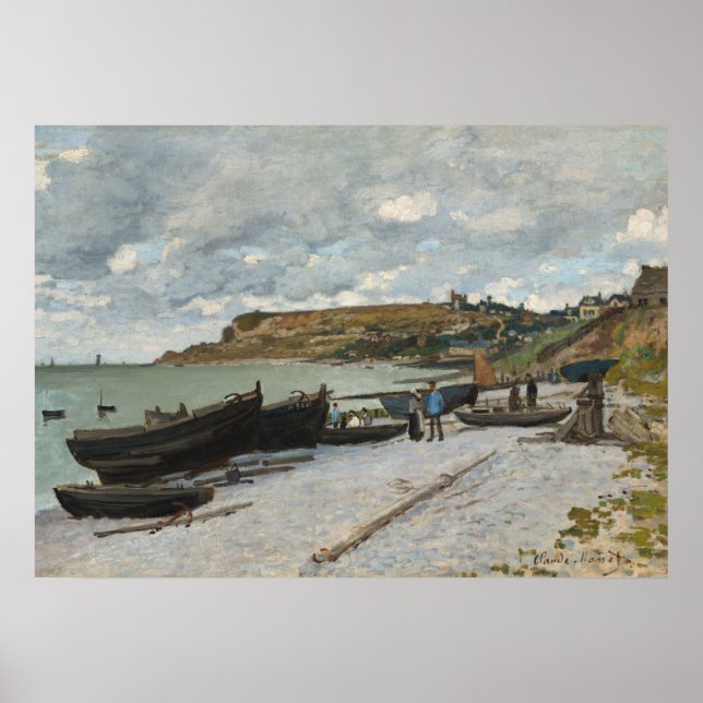 Saint-Adresse, 1867 Claude Monet Fine Art Poster (Framsidan)