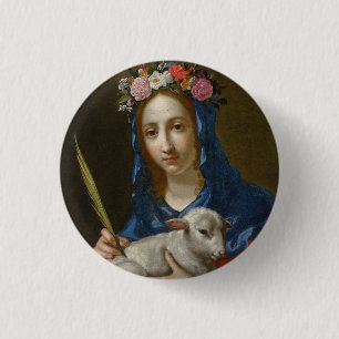 Saint Agatha (av Cesare Dandini) Knapp