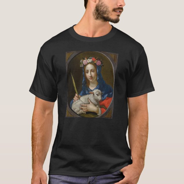 Saint Agatha (av Cesare Dandini) T Shirt (Framsida)