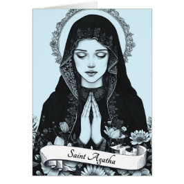 Saint Agatha of Sicily Patron of Nurses OBS Kort