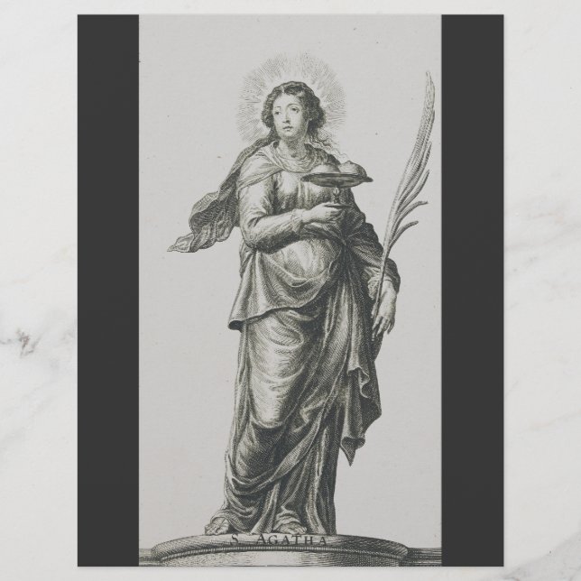 Saint Agatha of Sicily Reklamblad (Framsidan)