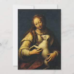 Saint Agnes av Orsola Maddalena Caccia Inbjudningar