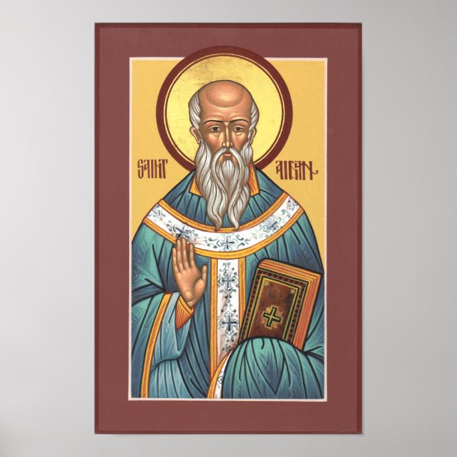 Saint Aidan Poster (Framsidan)