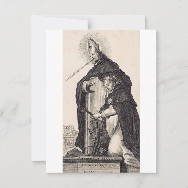 Saint Albert den Underbara och saint Thomas Aquina (Framsida)