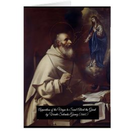 Saint Albert Underbaren Hälsningskort