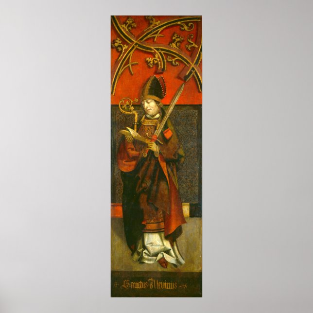 Saint Alcuin - Tyrolean German Fine Art Poster (Framsidan)