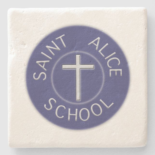Saint Alice School Traditional Patch Stenunderlägg (Framsidan)