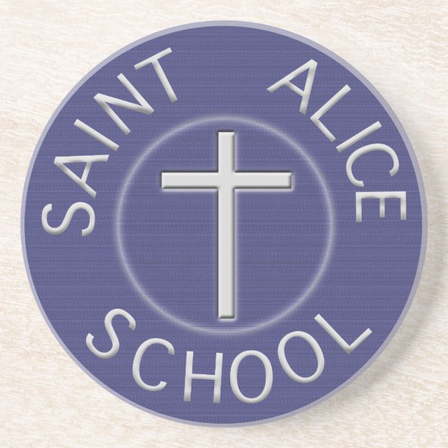 Saint Alice School Traditional Patch Underlägg (Framsidan)
