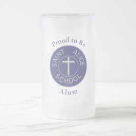 Saint Alice Traditionell Lapp Stolt Att Vara Alumn Frostat Ölglas