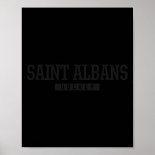 Saint Alns gymnasieskola hockey Poster