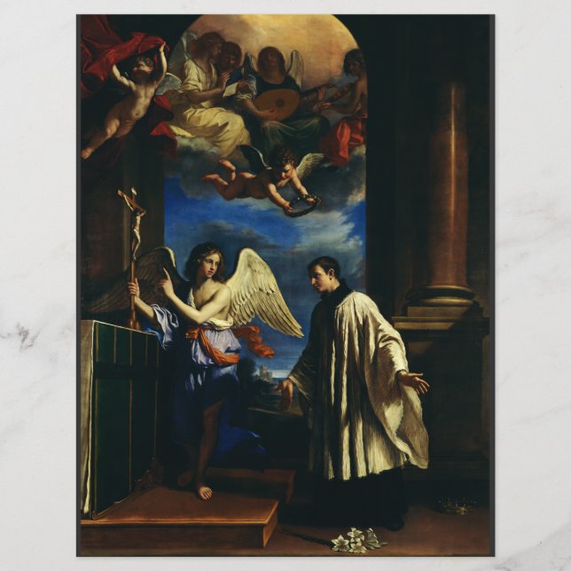 Saint Aloysius Luigi Gonzaga Reklamblad (Framsidan)