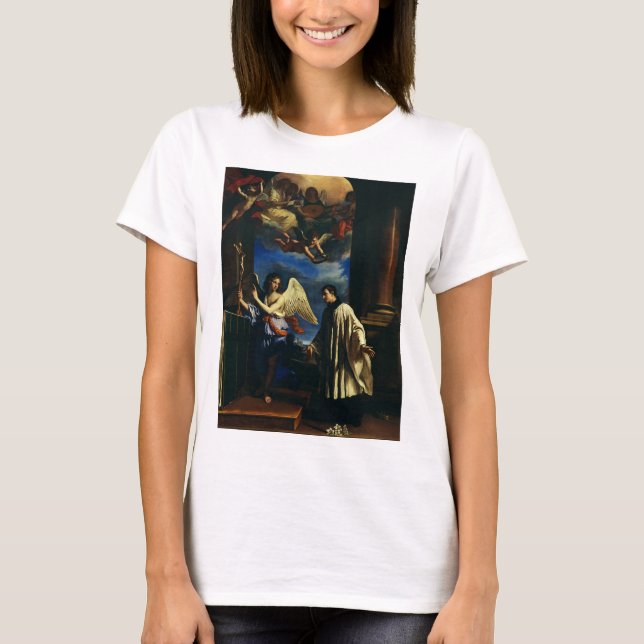 Saint Aloysius Luigi Gonzaga T Shirt (Framsida)