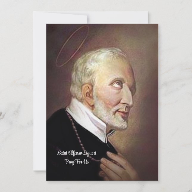 Saint Alphonsus Liguori Julkort (Framsida)