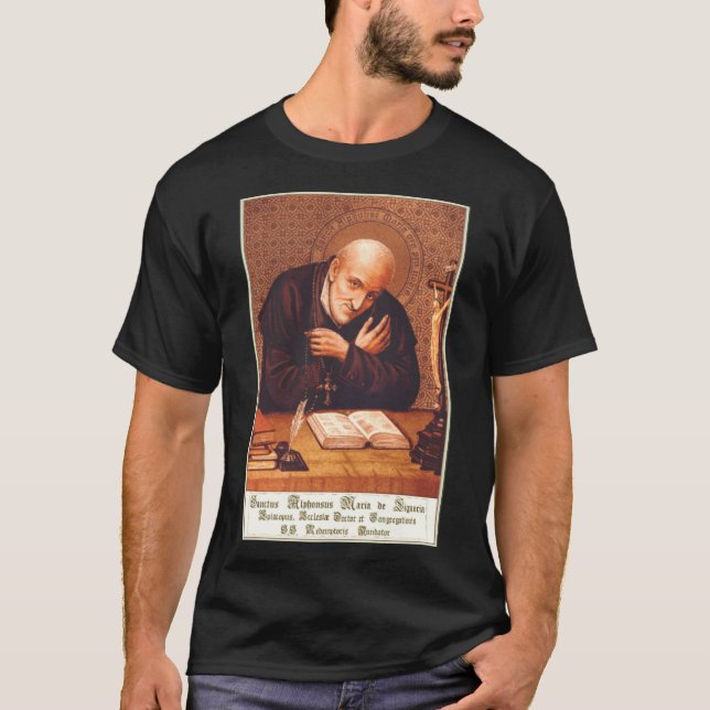 Saint Alphonsus Liguori T Shirt (Framsida)