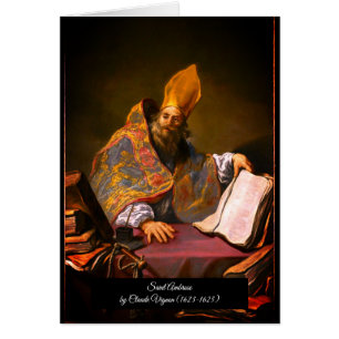 Saint Ambrose i Milano Hälsningskort