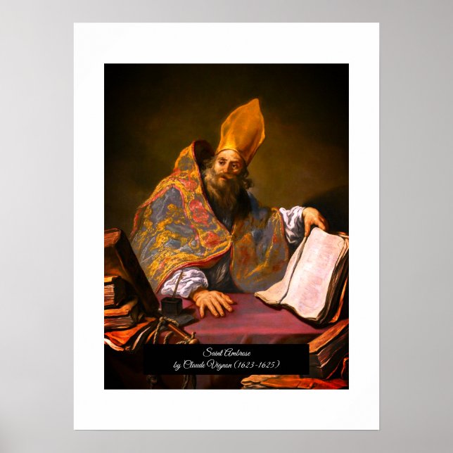 Saint Ambrose i Milano Poster (Framsidan)