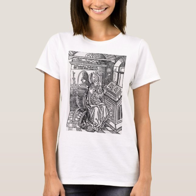 Saint Ambrose i Milano T Shirt (Framsida)