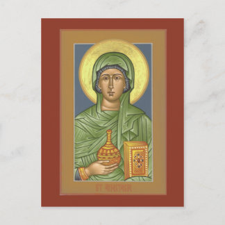 Saint Anastasia Prayer Card Vykort