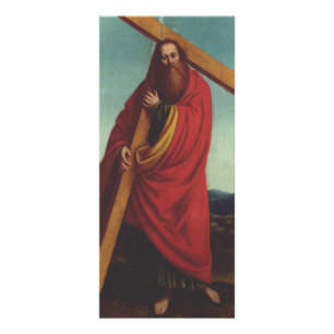 Saint Andrew Apostle Martyr Reklamkort