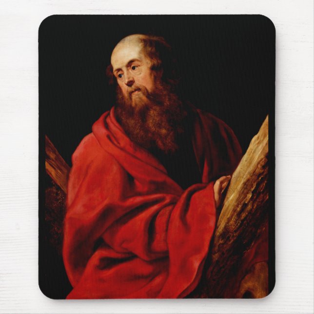 Saint Andrew av Peter Paul Rubens Musmatta (Framsidan)