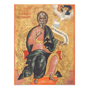 Saint Andrew den ortodoxa ikonen Apostle Fototryck