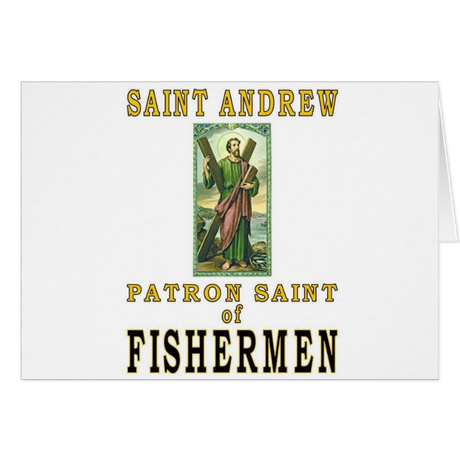 SAINT ANDREW HÄLSNINGSKORT (Framsidan Horizontal)