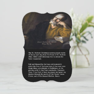 Saint Andrew jul Novena Julkort