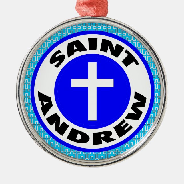 Saint Andrew Julgransprydnad Metall (Framsidan)