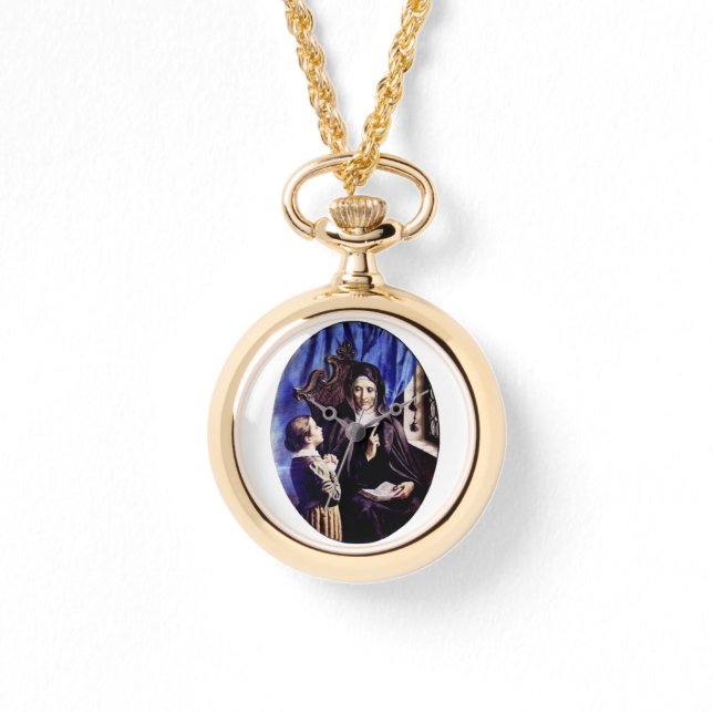 Saint Angela Merici Virgin och Foundation Armbandsur (Framsida)