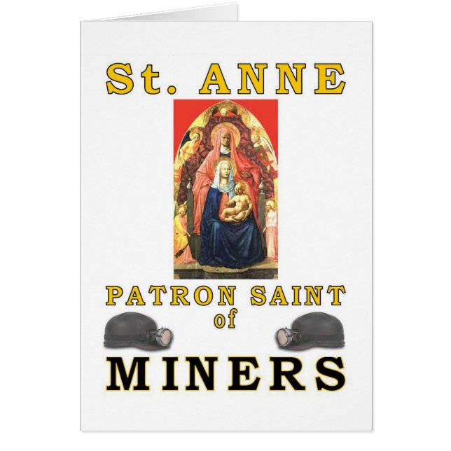 SAINT ANNE HÄLSNINGSKORT (Framsidan)