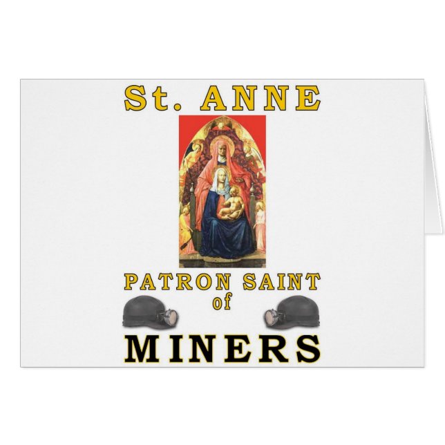 SAINT ANNE HÄLSNINGSKORT (Framsidan Horizontal)