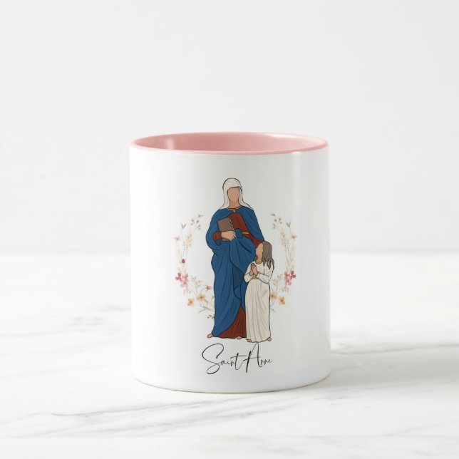 Saint Anne, katolska kaffet Mugg (Center)