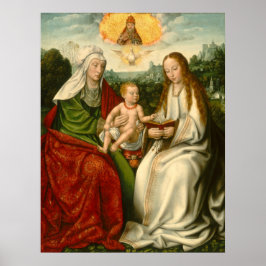 Saint Anne - Master of Frankfurt Fine Art Poster