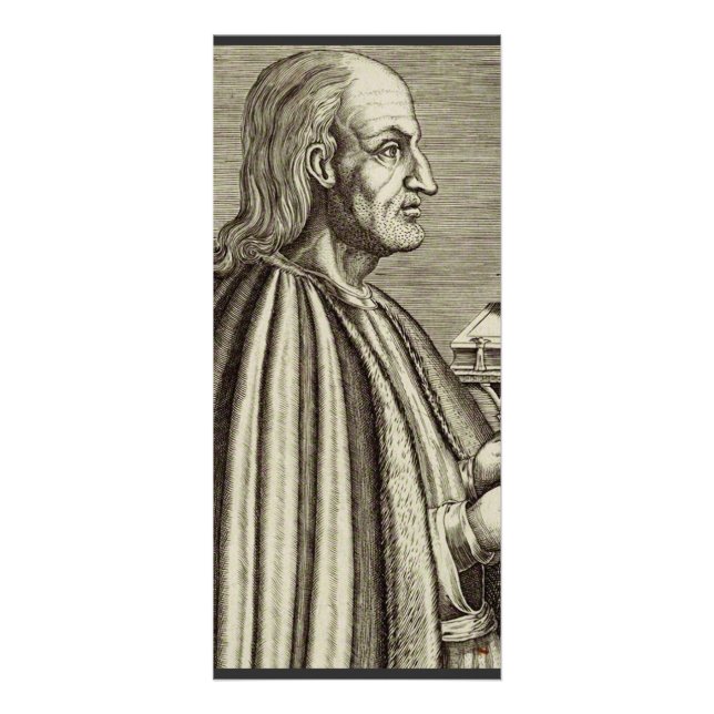 Saint Anselm av Canterbury Doktor i kyrkan Reklamkort (Framsidan)