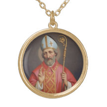 Saint Anselm av Canterbury Necklace, katolik