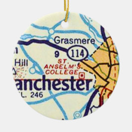 Saint Anselm College Karta Ornament