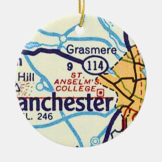 Saint Anselm College Karta Ornament