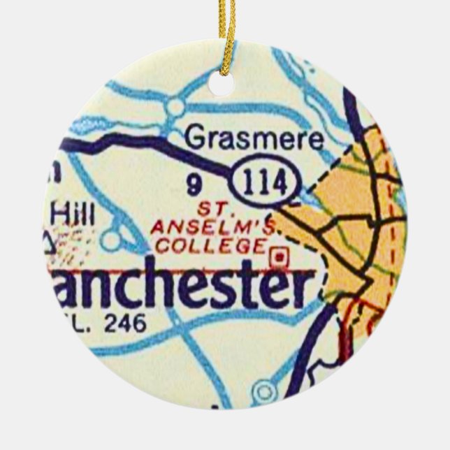 Saint Anselm College Karta Ornament (Framsidan)