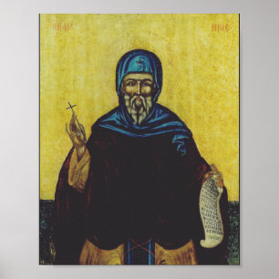 Saint Anthony av Egypten Poster