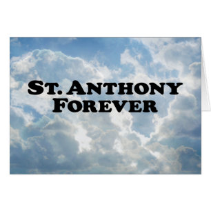 Saint Anthony Forever - Basic Hälsningskort