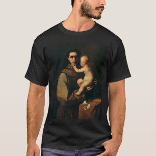 Saint Anthony i Padua av Luca Giordano T Shirt