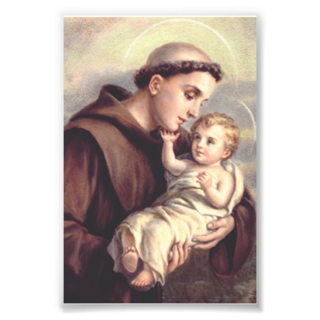 Saint Anthony i Padua Fototryck (Framsidan)