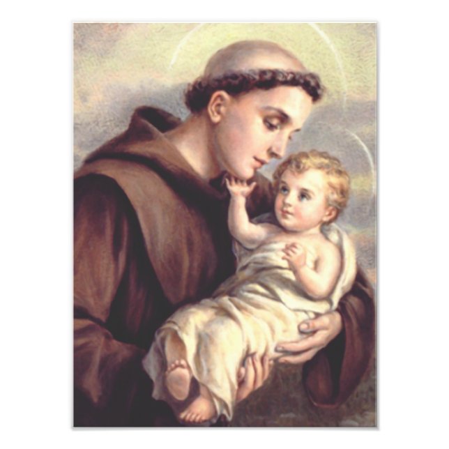 Saint Anthony i Padua Fototryck (Framsidan)