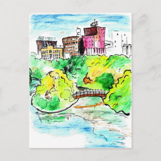 Saint Anthony Main, Minneapolis, MN Postcard Vykort