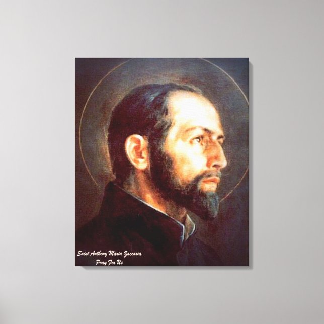 Saint Anthony Maria Zaccaria Canvastryck (Framsida)