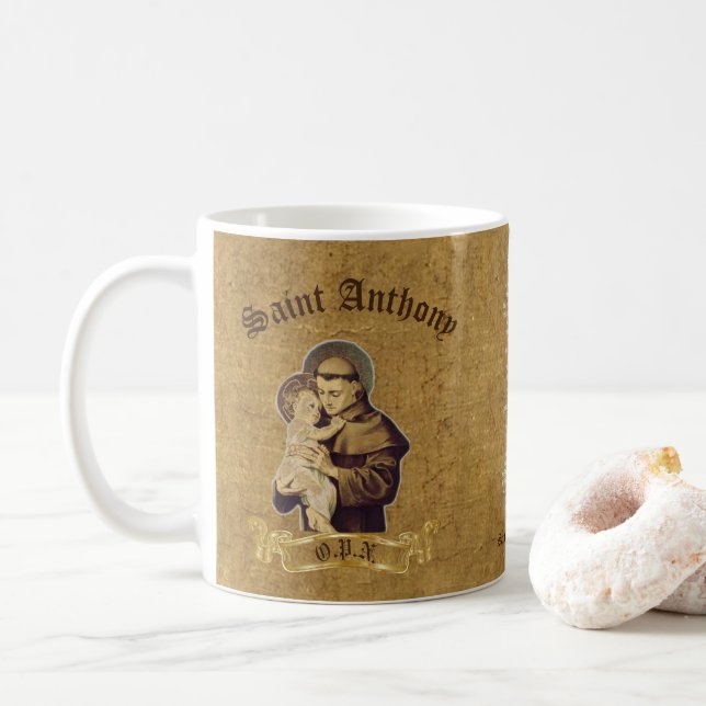 Saint Anthony Mugg Ora Pro Nobis (Med munk)